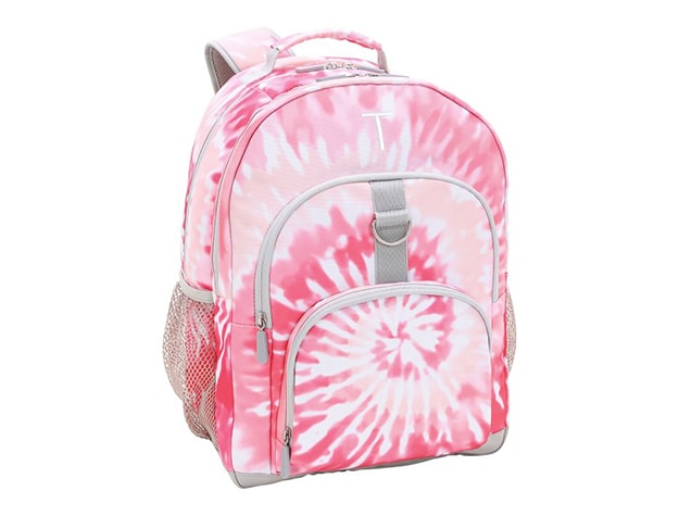 Pink tie dye backpack. Pink tie dye backpack.