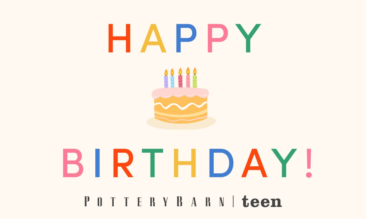 Birthday Cake egift Card
