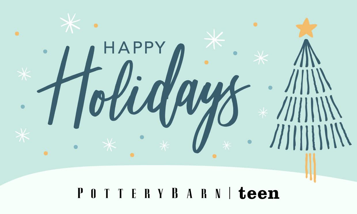 Happy Holidays egift Card