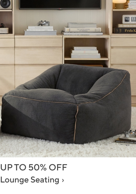 Up to 50% off Lounge Seating