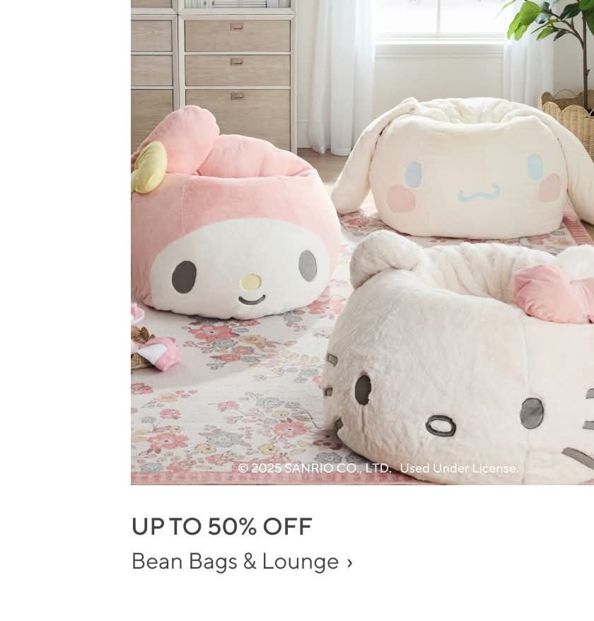 Up to 50% off Bean Bags & Lounge
