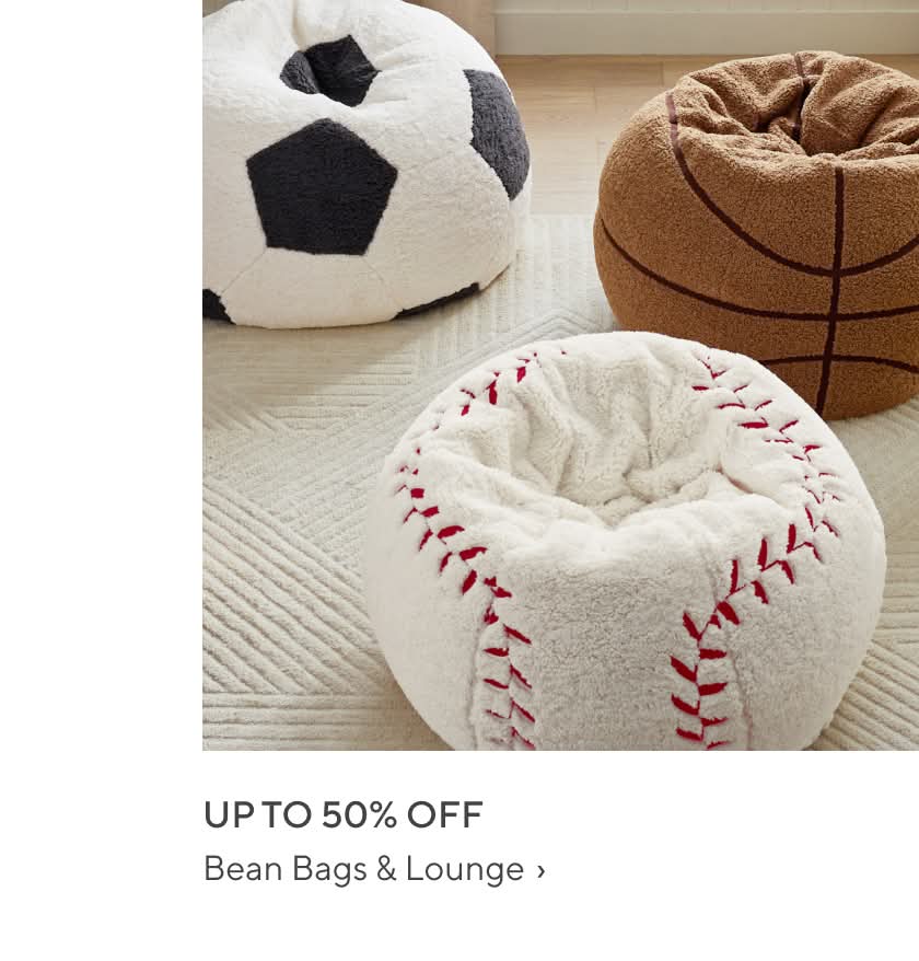 Up to 50% off Bean Bags & Lounge