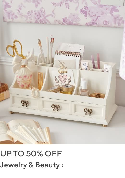 Up to 50% off Jewelry & Beauty