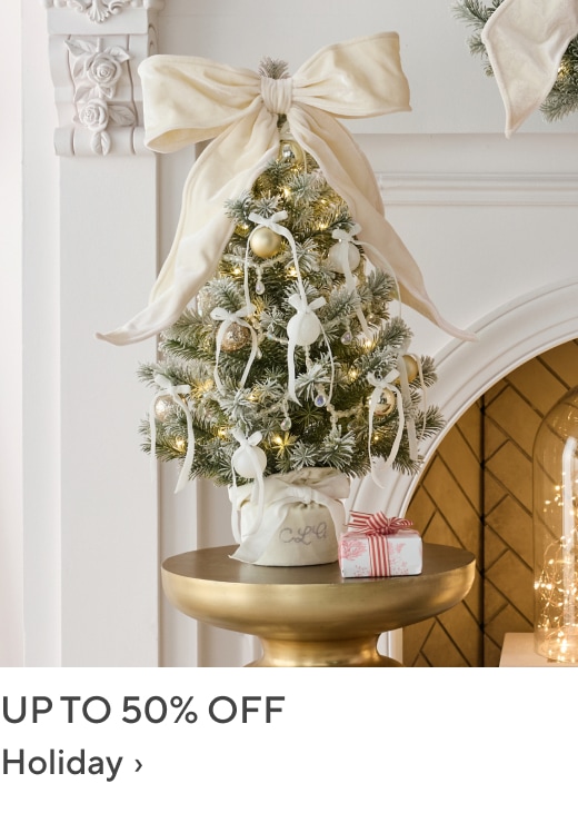 Up to 50% off Holiday