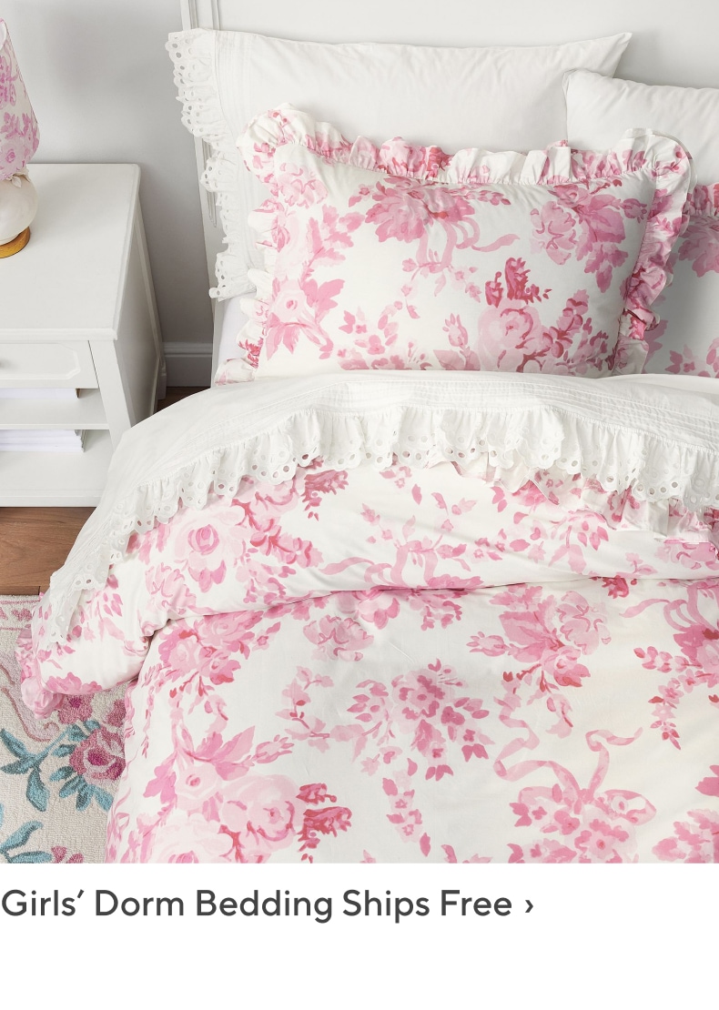 Girl Dorm Bedding