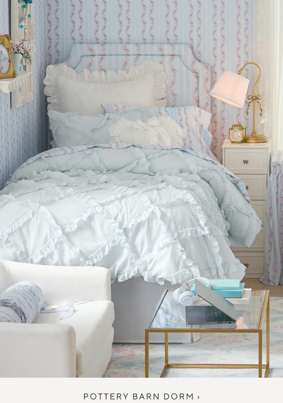 Pottery Barn Dorm