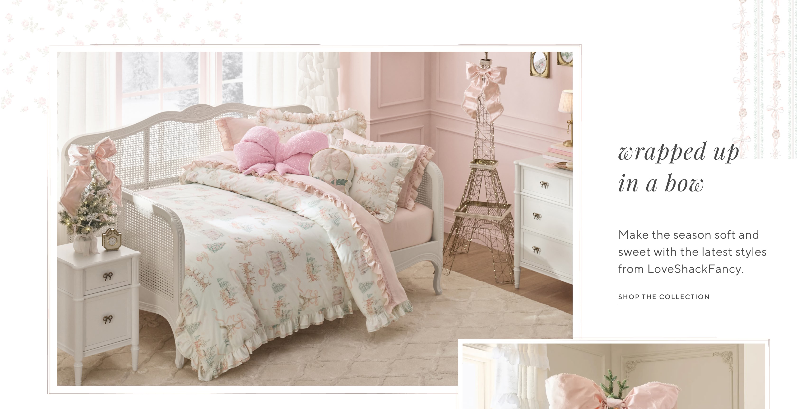 Wrapped up in a bow - Make the season soft and sweet with the latest styles from LoveShackFancy.