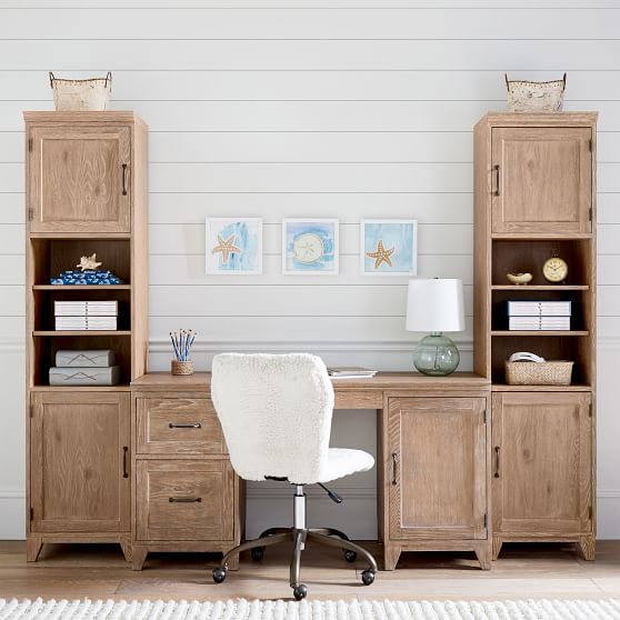 Hampton Teen Desk Storage Tower Set Pottery Barn - Desk With Computer Tower Storage Hampton Teen Desk Storage Tower Set Pottery Barn - Desk With Computer Tower Storage
