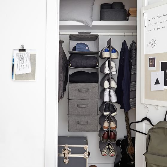 Extra Wide Closet Storage Set Hanging Closet Organizer ...