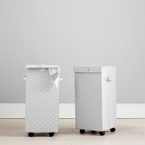 laundry basket with wheels and lid