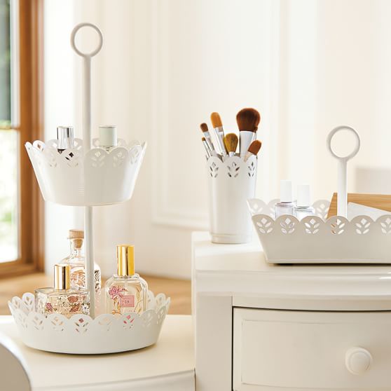 Pretty Petals Beauty Storage Makeup Organizers Pottery Barn Teen