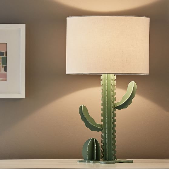 Cactus Display Table Lamp Teen Lamp Pottery Barn Teen