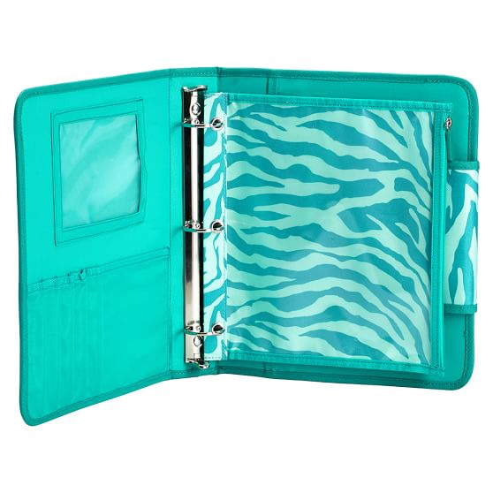 Gear up black zebra homework holder 08 image