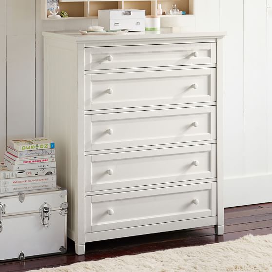 Beadboard 5 Drawer Teen Dresser Pottery Barn Beadboard 5 Drawer Teen Dresser