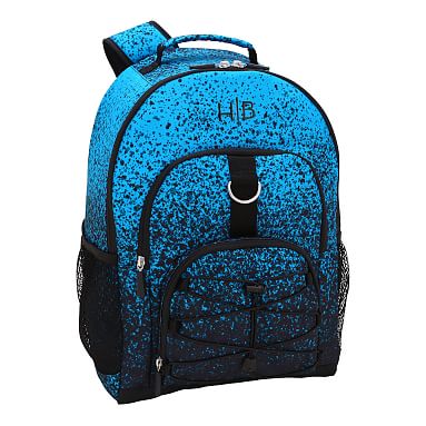 neon blue backpack