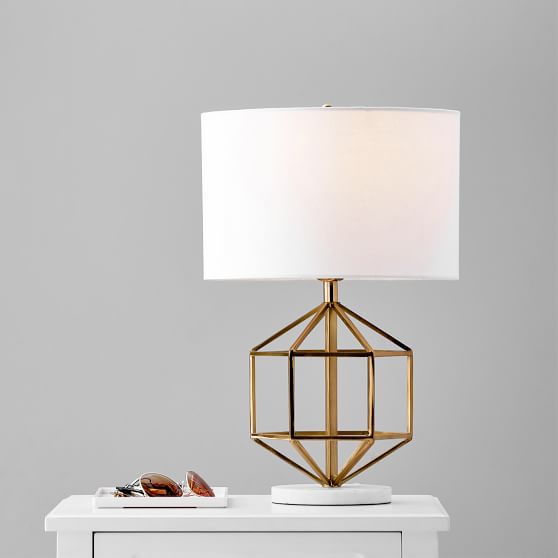 Geo Table Lamp | Teen Lamp | Pottery 