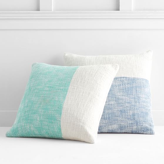 color block pillow