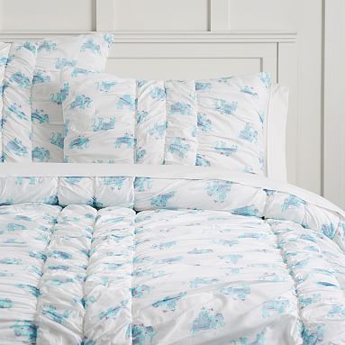 pottery barn elephant bedding