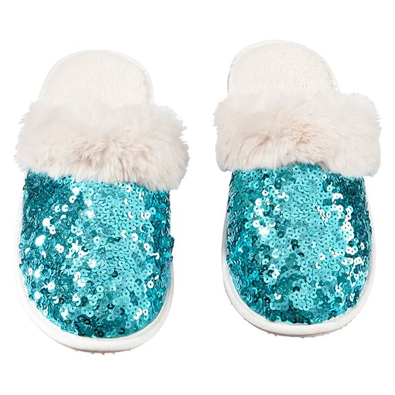 kids sparkly slippers