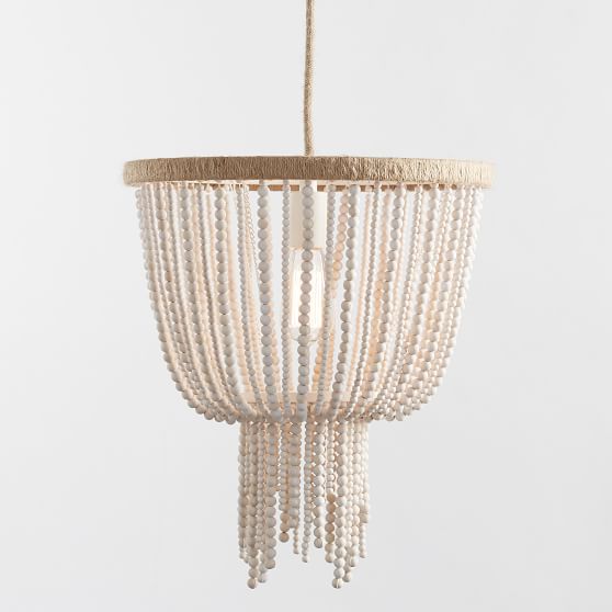 Wood Beaded Teen Chandelier Pottery Barn Teen
