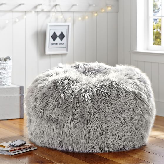 fuzzy bean bag chair