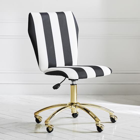 The Emily Meritt Stripe Airgo Chair Desk Chair Pottery Barn Teen