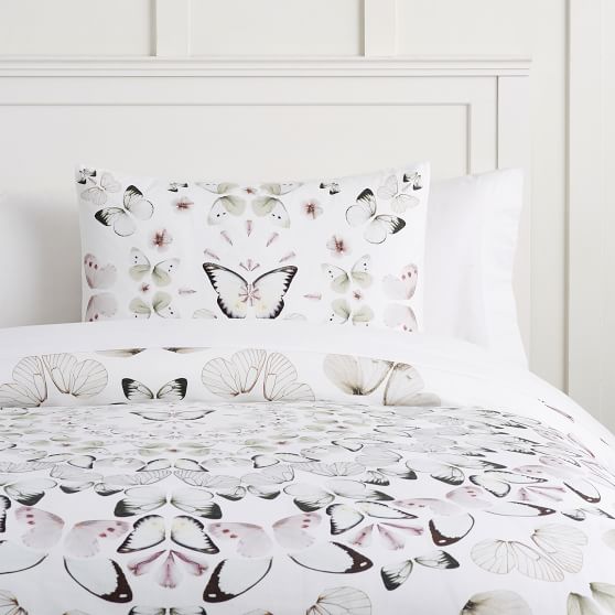 pottery barn butterfly bedding