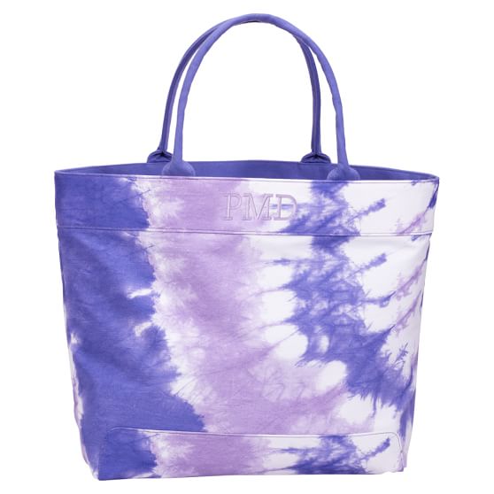 purple beach bag