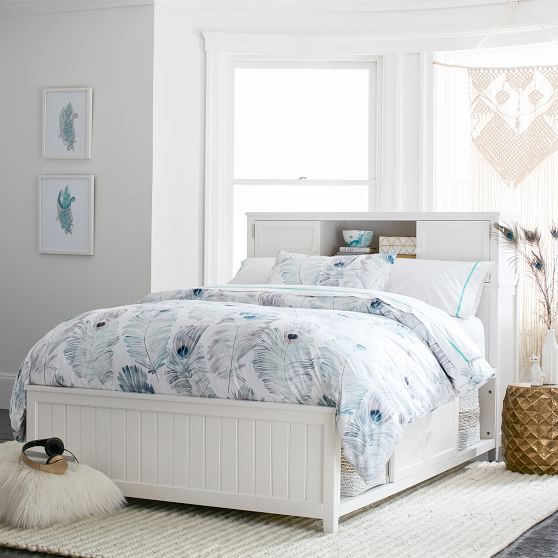 Beadboard Teen Storage Bed Pottery Barn Teen