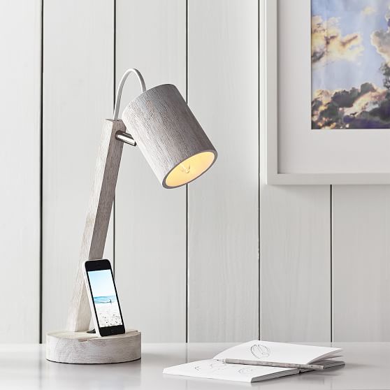 wood task lamp