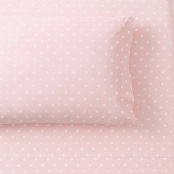 pottery barn polka dot sheets