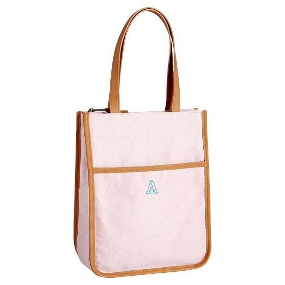 pink lunch tote