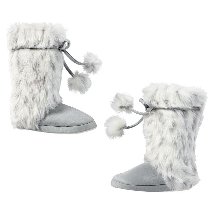 gray leopard booties