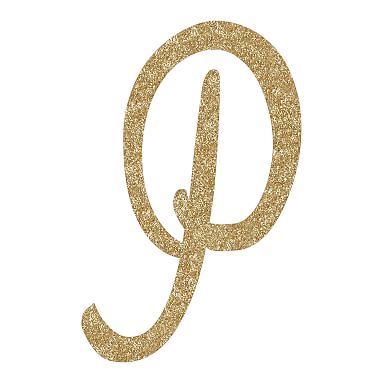 Glitter Wood Wall Letters | Pottery Barn Teen