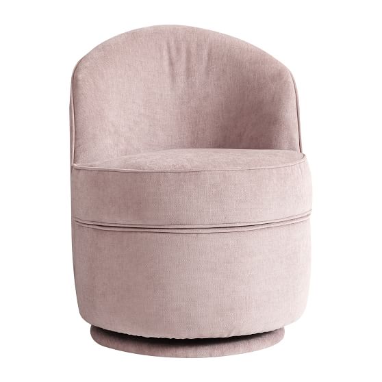 pottery barn pink chair