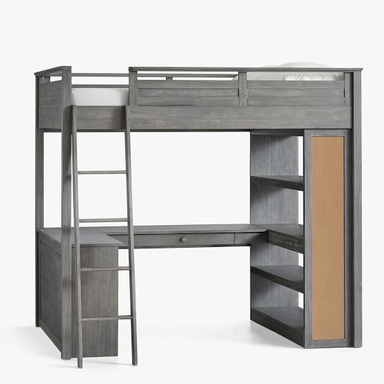 Sleep Study Loft Bed Pottery Barn Teen