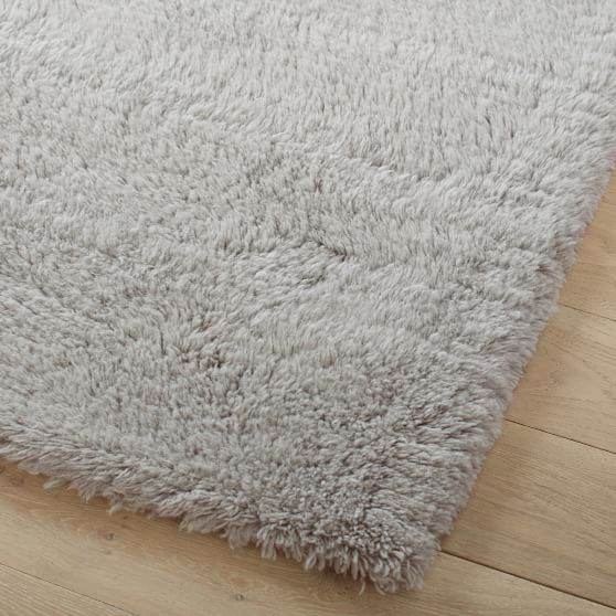 Ultra Plush Wool Rug Light Gray Pottery Barn Teen