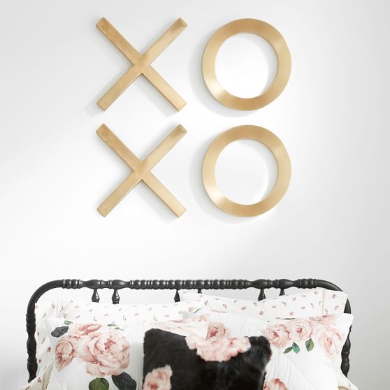 The Emily Meritt Xo Wall Decor Set Of 2 Wall Decor Pottery Barn Teen