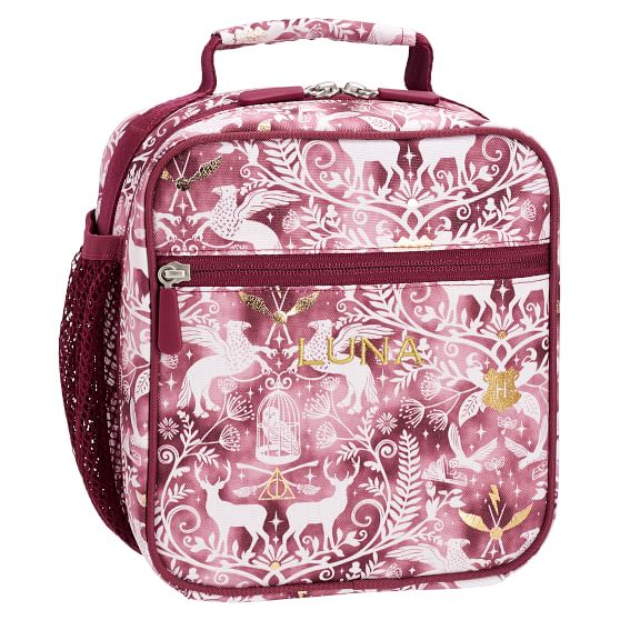 Burgundy HARRY POTTER™ Magical Damask Classic Lunch Box For Teens