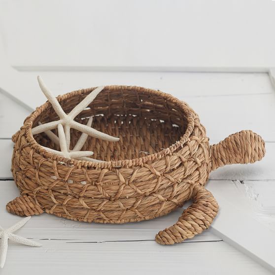 Wicker Turtle Storage Basket Pottery Barn Teen