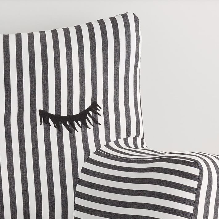 The Emily & Meritt Lashes Lounge Pillow Cover Teen Throw Pillows