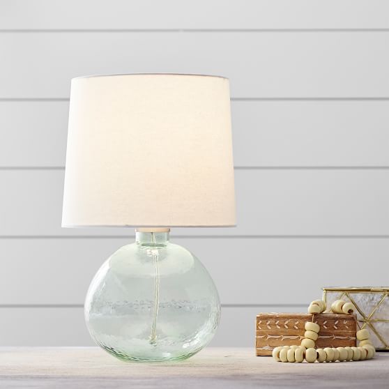 Kaya Glass Table Lamp Pottery Barn Teen Kaya Glass Table Lamp Pottery, Round Glass Table Lamps