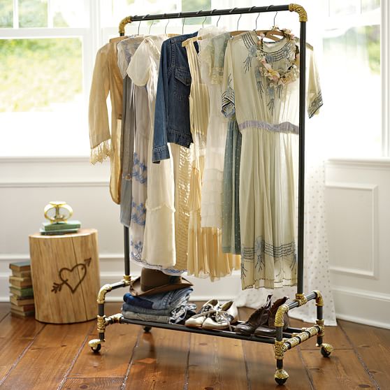 pottery barn clothes rack