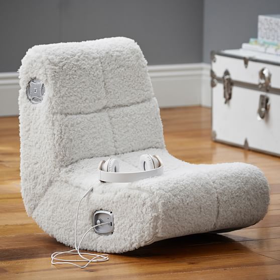 fur rocking chair