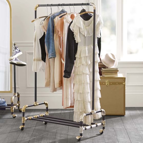 pottery barn clothes rack