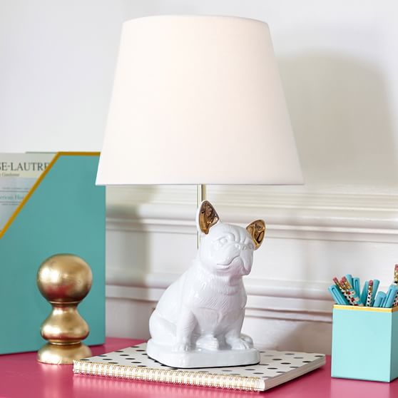 French Bulldog Table Lamp Teen Pottery Barn French Bulldog Table Lamp Teen, French Bulldog Lamp