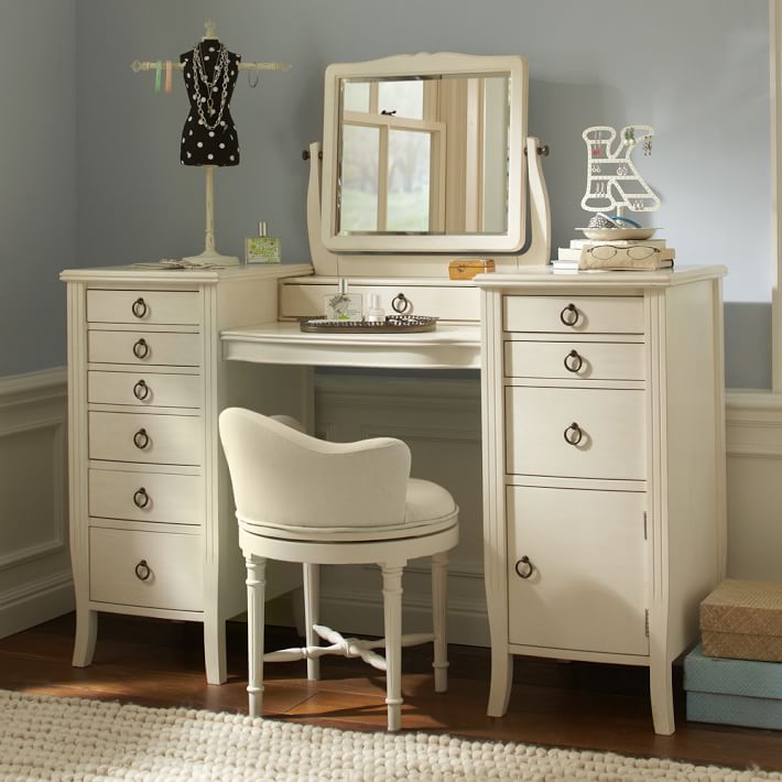 Chic Vanity Table Teen Vanity Sets Pottery Barn Teen
