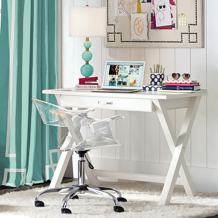 Acrylic Swivel Chair| Teen Desk Chair | Pottery Barn Teen