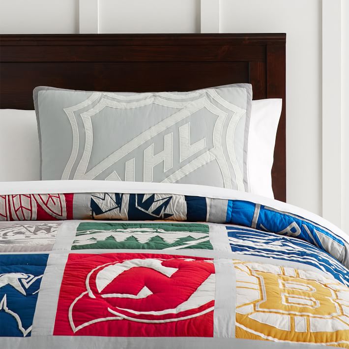 NHL® Patchwork Boys Quilt Sale Pottery Barn Teen