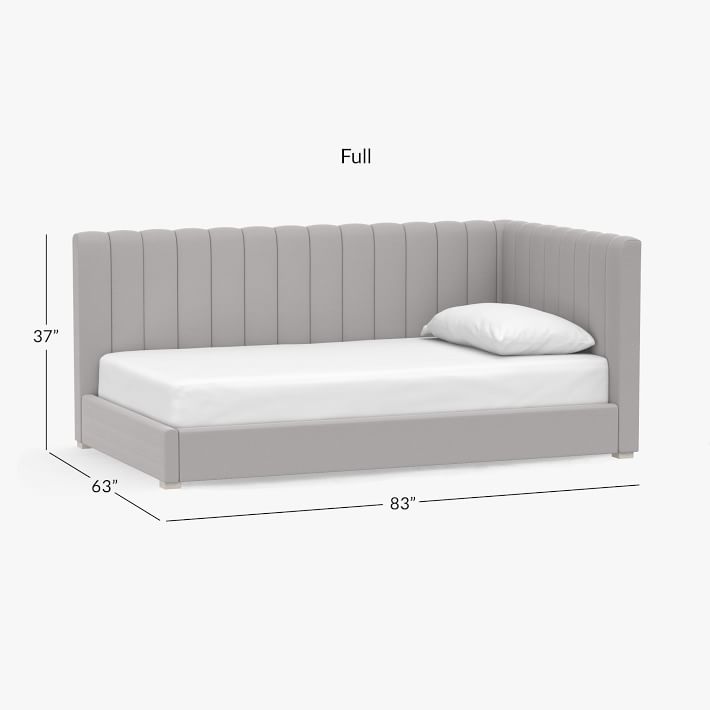 Avalon Upholstered Corner Bed Pottery Barn Teen